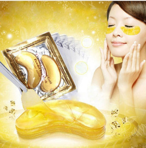10pcs 5packs Gold Crystal Collagen Eye Mask Eye Patches Eye Mask For Face Care Dark Circles Remove Gel Mask For The Eyes Ageless